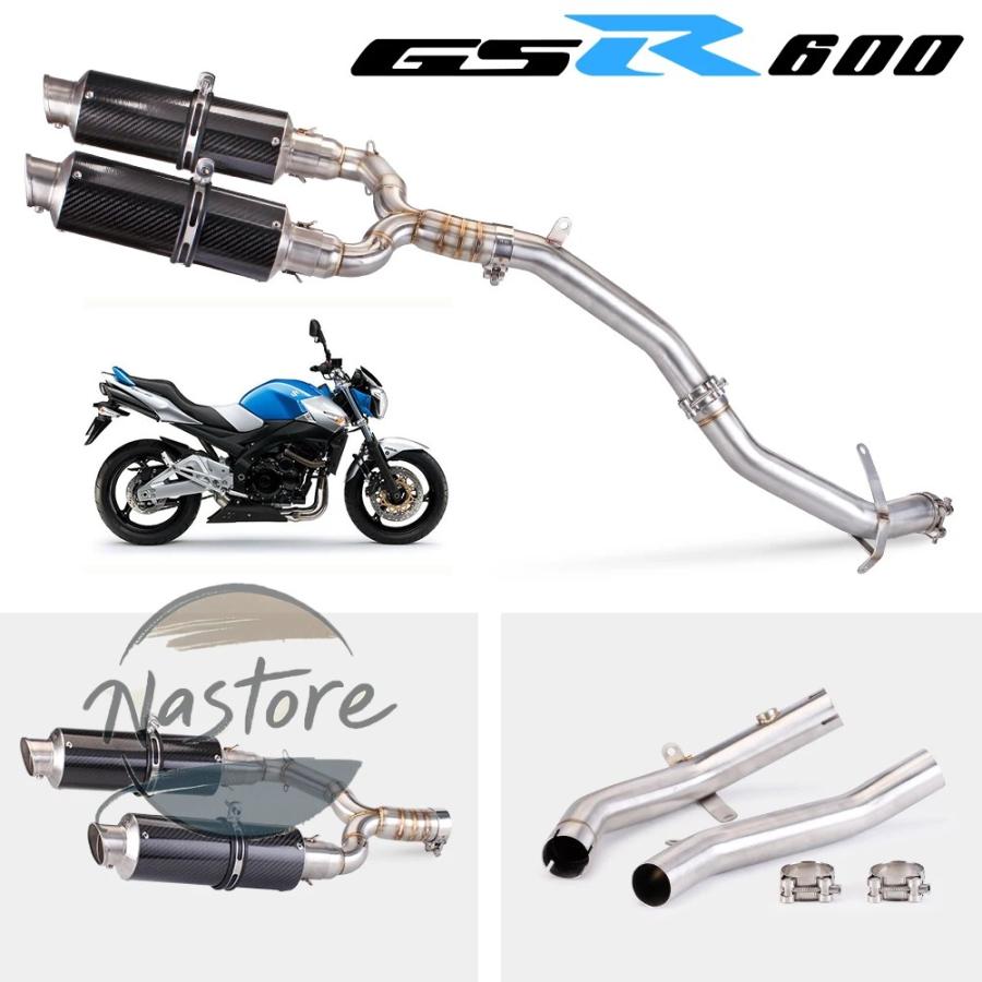 並行輸入品 バイク マフラー カスタム gsr400 gsr600 bk400 bk600 gsr bk 400 600 リンクパイプ フル ...