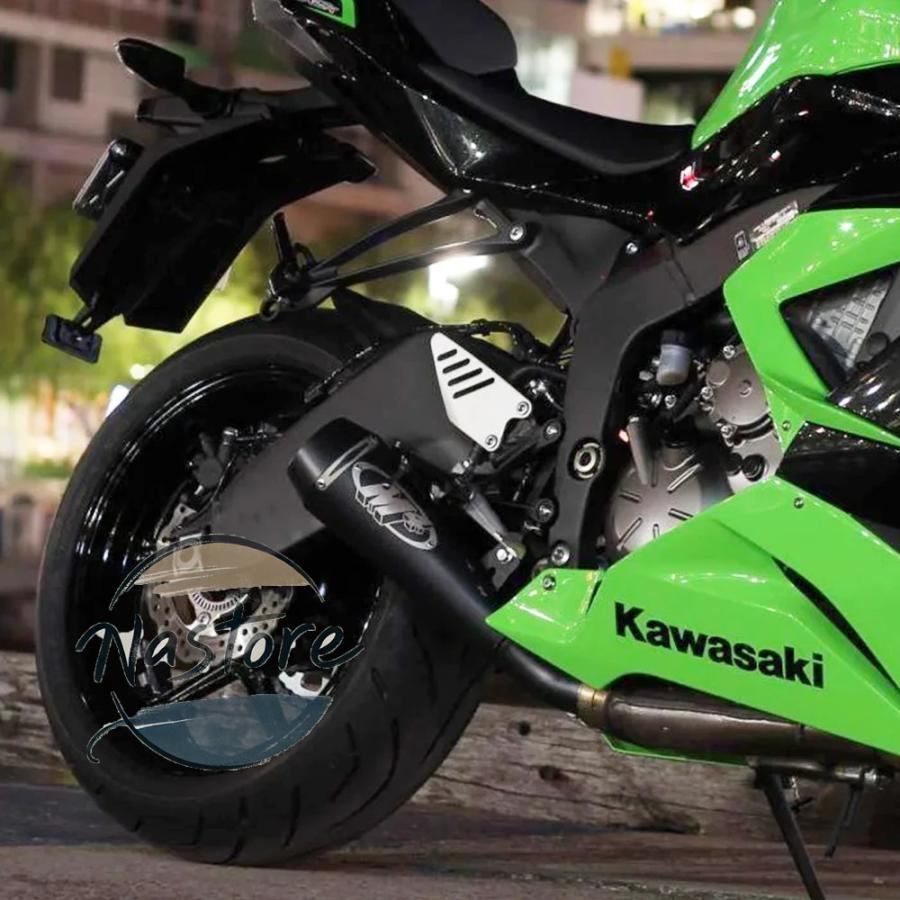 並行輸入品 バイク マフラー 部品 カスタムパーツ アクセサリー m4 レーシング排気スライド zx-6r zx6r zx6rr 636 2009-2024の画像