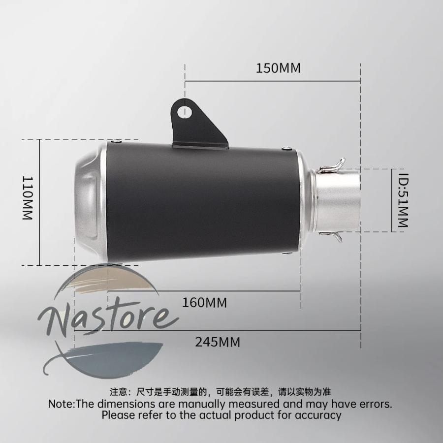 並行輸入品 lv10 バイク マフラー カスタム 51mm gsx 250r r3 z900