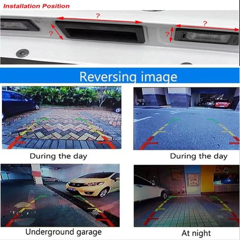 並行輸入品 アウディ a1 hd rear view camera for a3 q2 q2l q5 a5 f5 rs5 2018 2019 ~ 2022 trunk handle backup カスタムパーツ 部品 アクセサリー_5