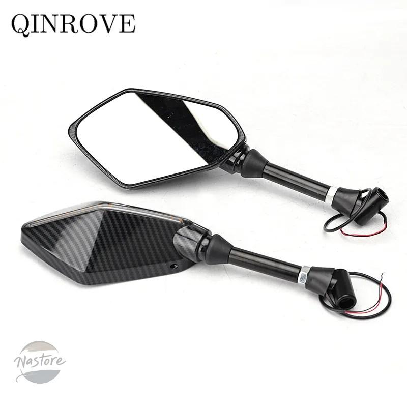 並行輸入品 ybr125 スズキ バイク with led turn signal light 8 10mm rear mirror universal ヤマハ 07 09 10 カスタムパーツ 部品 アクセサリー_2