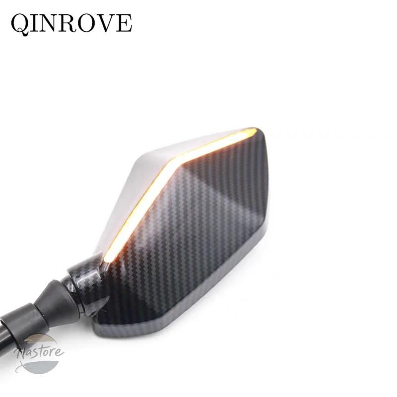 並行輸入品 ybr125 スズキ バイク with led turn signal light 8 10mm rear mirror universal ヤマハ 07 09 10 カスタムパーツ 部品 アクセサリー_5