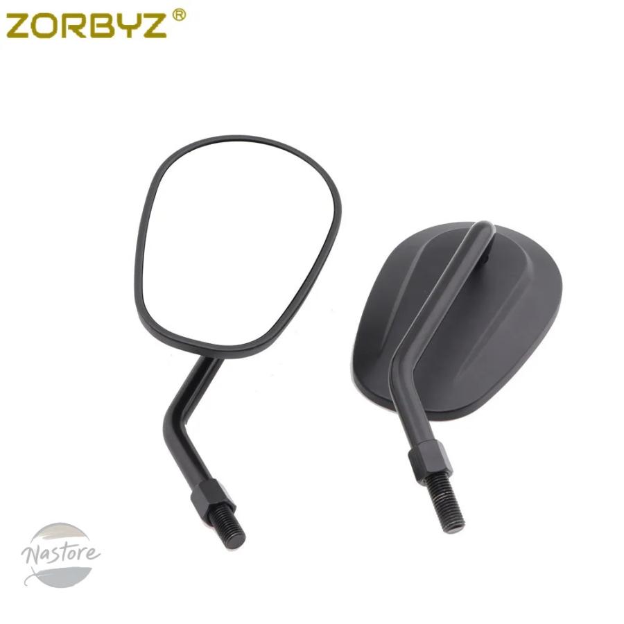 並行輸入品 ホンダ バイク 8mm 10mm black aluminium oval rearview side mirrors rebel 2017 2021 カスタムパーツ 部品 アクセサリー_3