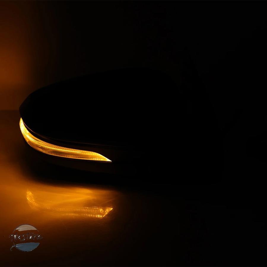 並行輸入品 トヨタ 7 wire side rearview mirror assembly hilux 2015 2020 painted black turn signal light door カスタムパーツ 部品 アクセサリー_5