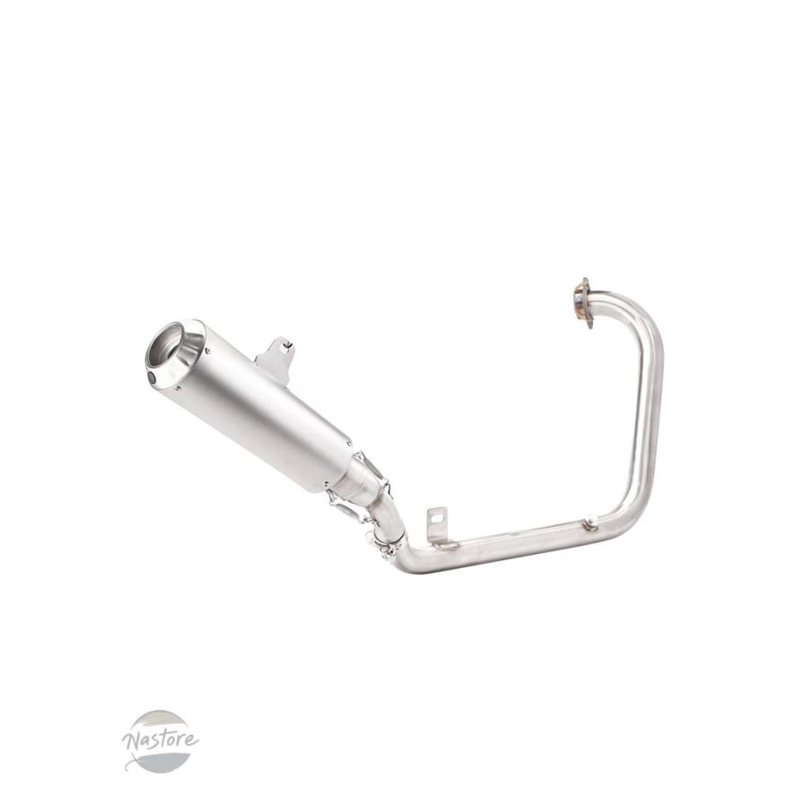 並行輸入品 z250 カワサキ full exhaust system slip on front middle link pipe connect original or 51mm muffler カスタムパーツ 部品 アクセサリーの画像