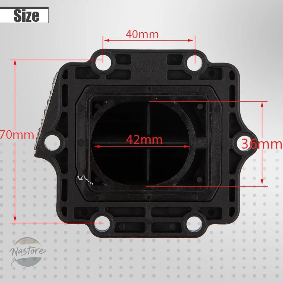 並行輸入品 kx125 カワサキ v force 4r vforce v4r13g リード バルブ