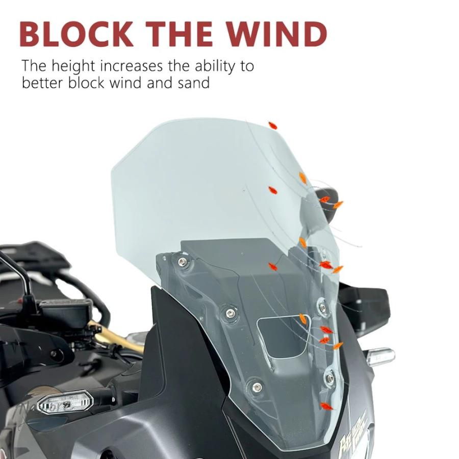 並行輸入品 ホンダ crf1100l スクリーン アフリカツイン アドベンチャースポーツ adv カスタムパーツ 部品 アクセサリーの画像
