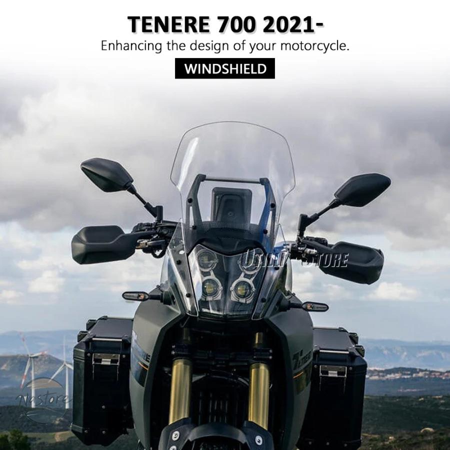 並行輸入品 ヤマハ バイク ガード アクセサリー カスタム tenere700 2021 24 風防 風 カスタムパーツ 部品 アクセサリー_4