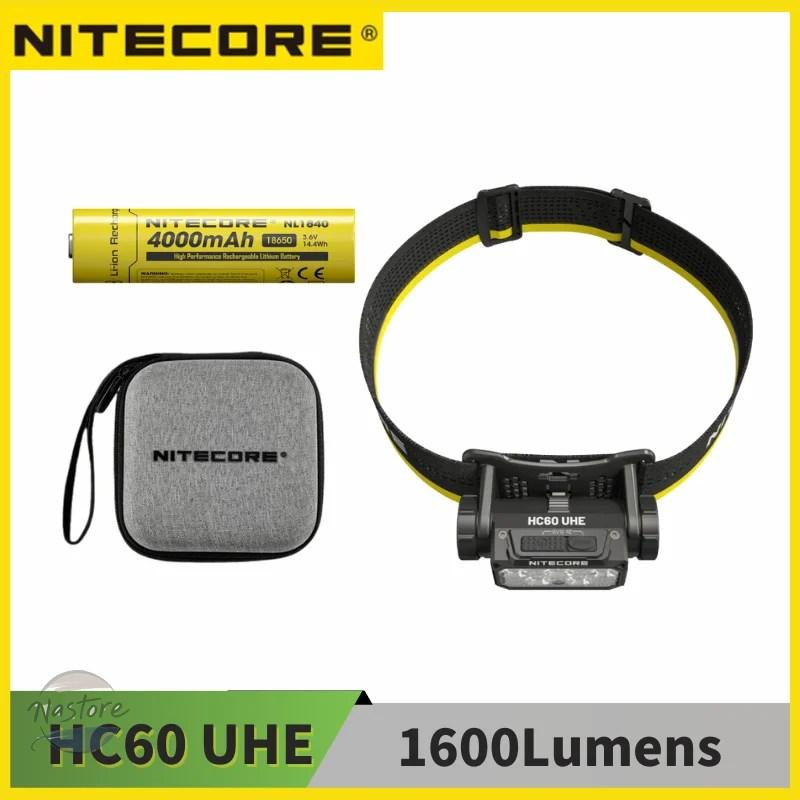 NITECORE HC60 UHE ヘッドランプ 1600ルーメン 並行輸入品 ヘッド nitecore hc60 uhe 充電式ランプ 1600ルーメン