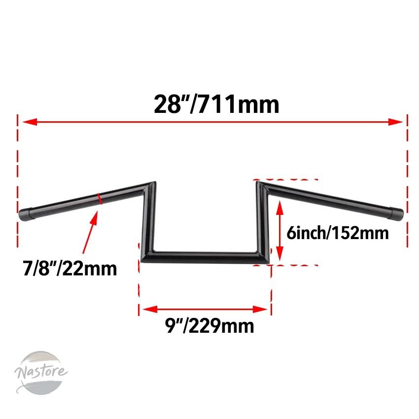並行輸入品 ホンダ nm351 バイク handlebar 7/8インチ22mm z drag bar スズキ ヤマハ カワサキ カスタムパーツ 部品 アクセサリー_4