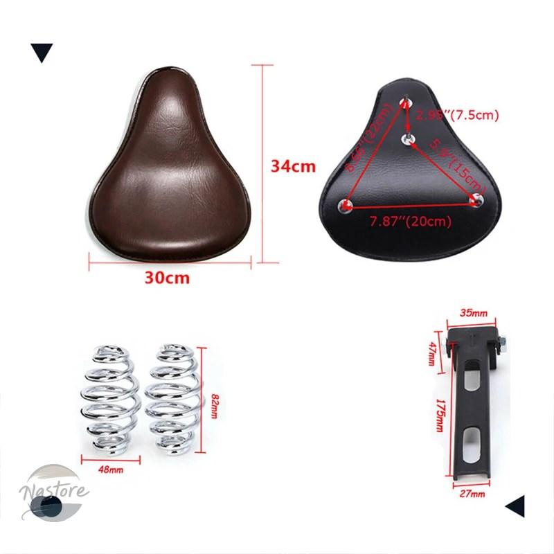 並行輸入品 ホンダ バイク universal solo seat chopper saddle vintage cushion parts or spring bracket カスタムパーツ 部品 アクセサリー_11