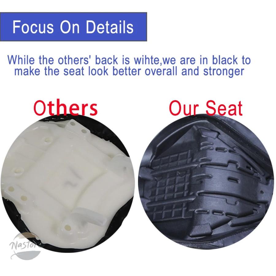 並行輸入品 ホンダ バイク two up seat driver front rear passenger covers cushion pad rebel 300 250 2017 2021 カスタムパーツ 部品 アクセサリーの画像