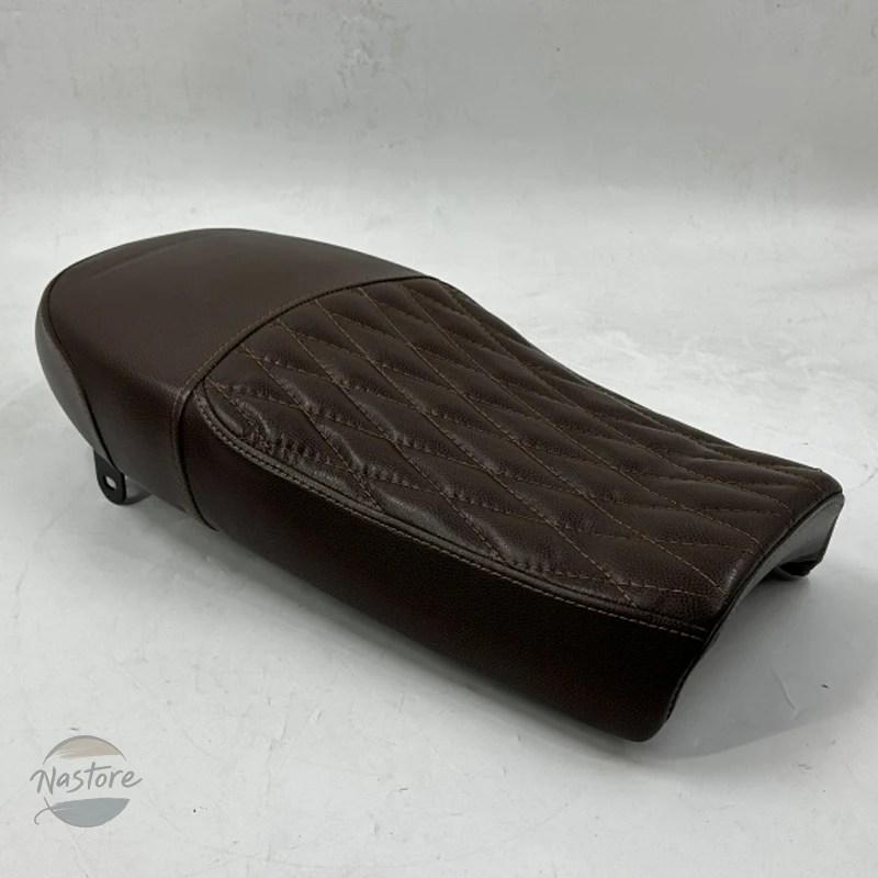 並行輸入品 バイク seat dark brown for mutt original parts mpt 1376