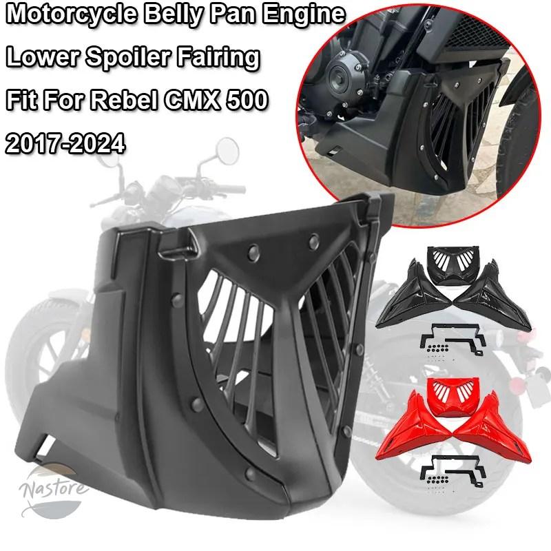 並行輸入品 ホンダ cmx500 バイク rebel belly pan lower engine spoiler fit rebel500 17 24 fairing guard frame カスタムパーツ 部品 アクセサリーの画像