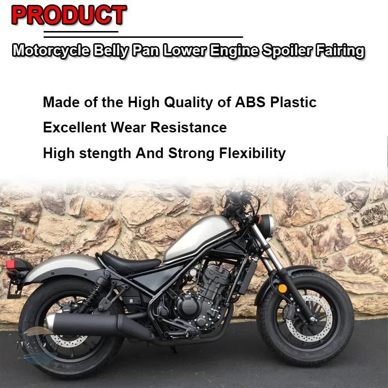 並行輸入品 ホンダ cmx500 バイク rebel belly pan lower engine spoiler fit rebel500 17 24 fairing guard frame カスタムパーツ 部品 アクセサリーの画像
