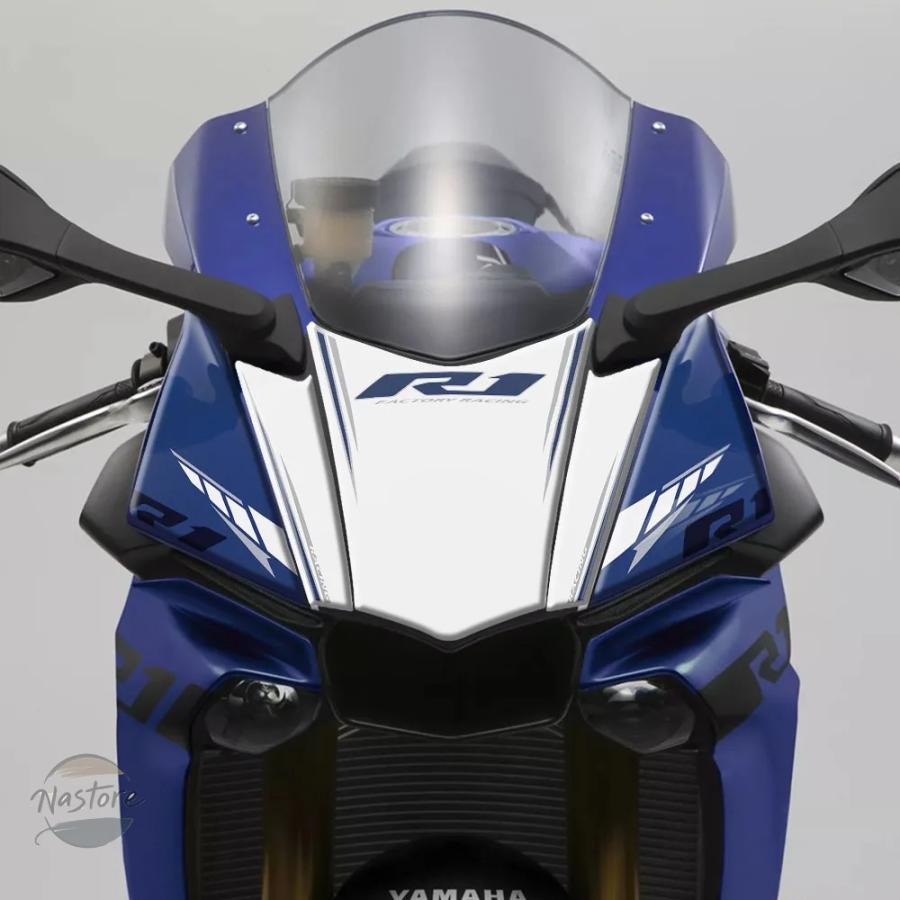 並行輸入品 r1m ヤマハ バイク m 2015 2024 fairing paint protection number board protector stickers カスタムパーツ 部品 アクセサリーの画像