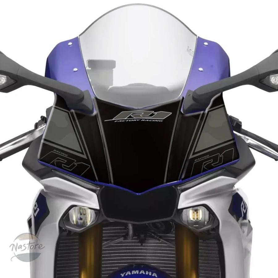 並行輸入品 r1m ヤマハ バイク m 2015 2024 fairing paint protection number board protector stickers カスタムパーツ 部品 アクセサリーの画像