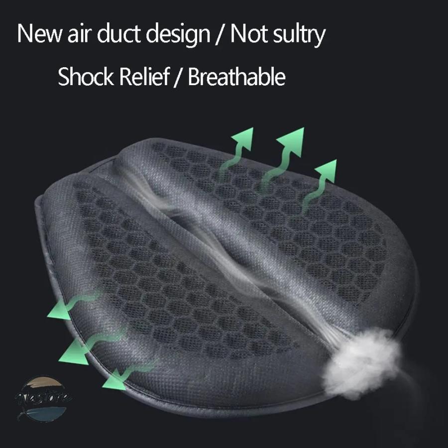 並行輸入品 バイク seat cushion anti slip sunscreen cover 3d damping breathable comfort gel motorbike カスタムパーツ 部品 アクセサリー_4