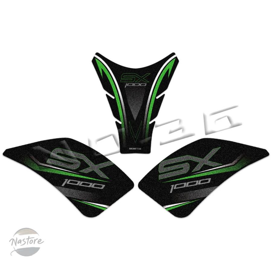 並行輸入品 バイク for ニンジャ 1000sx sx 1000 2017 2024 2023 tank pad sticker gas knee grip anti slip カスタムパーツ 部品 アクセサリーの画像