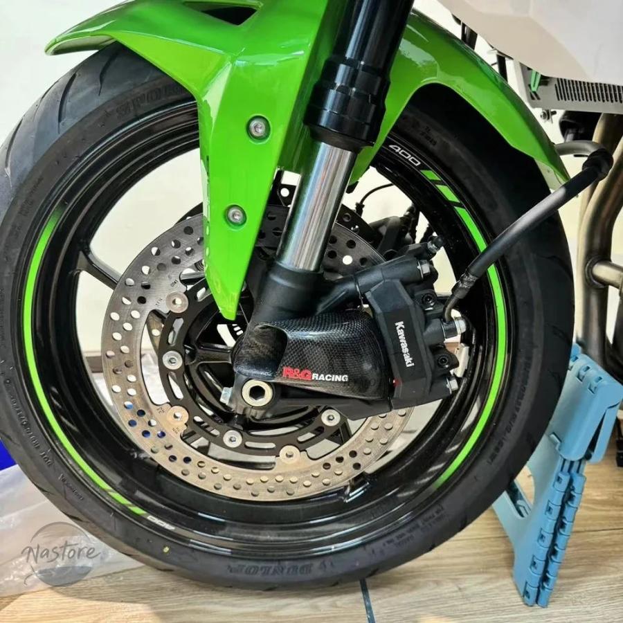 並行輸入品 カワサキ バイク 100%carbon fiber front caliper radiator