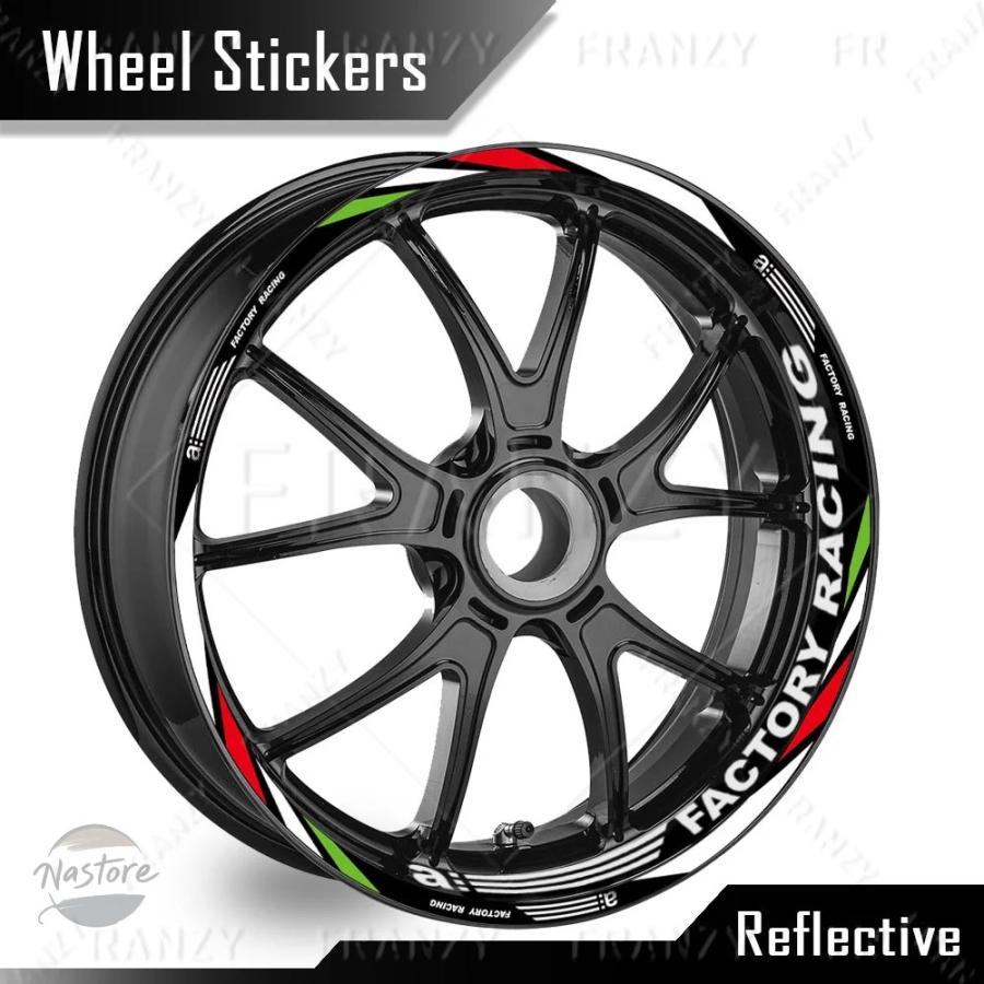 並行輸入品 rs660 アプリリア wheel sticker rim decal hub stripe