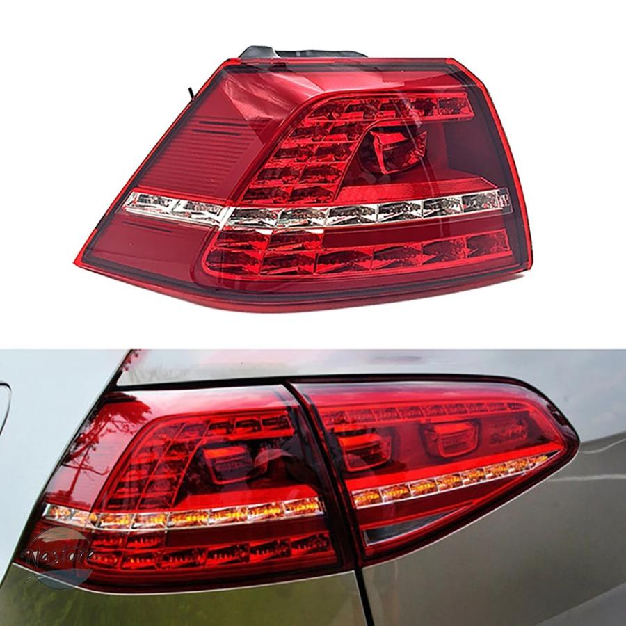 並行輸入品 VW ゴルフ 7 MK7 GTI 2013-2017 用 リアバンパー ブレーキライト シグナル ハザード テールライト アセンブリの画像
