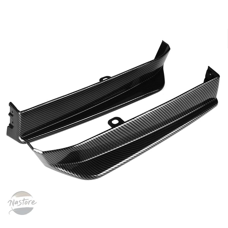 並行輸入品 スバル インプレッサ WRX STI 2015-2019 車用 リアバンパーリップ 傷防止 サイドエプロンキャップ スポイラー ディフューザー_2