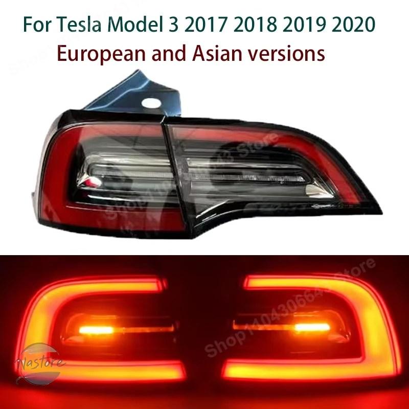 並行輸入品 テスラ モデル3 2017-2020 車用 リアテールライト ウィンカー リバース オートテールライトアセンブリ 1077401 1077398_5