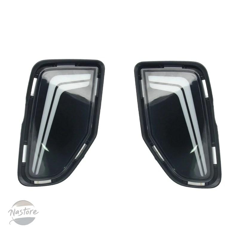 並行輸入品 車用LEDデイタイムランニングライトDRL トヨタカローラクロス2024用 ウィンカーライト フォグランプ ホワイト+イエロー+ブルーライトの画像