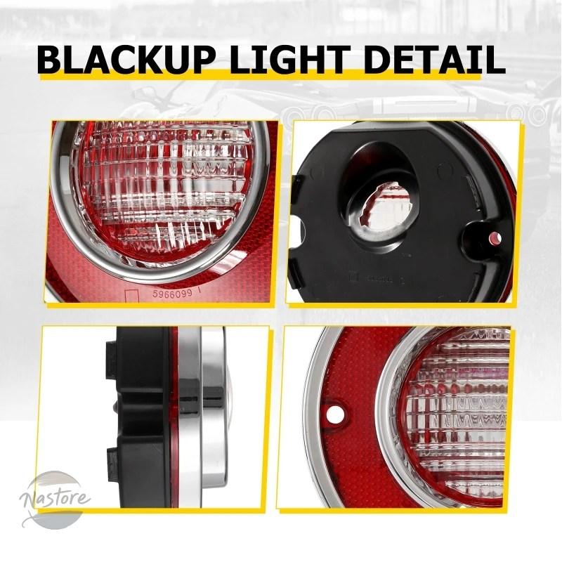 並行輸入品 コルベット C3 1975-1979 用 LED テールライト リアブレーキライト 4個 バルブ無の画像