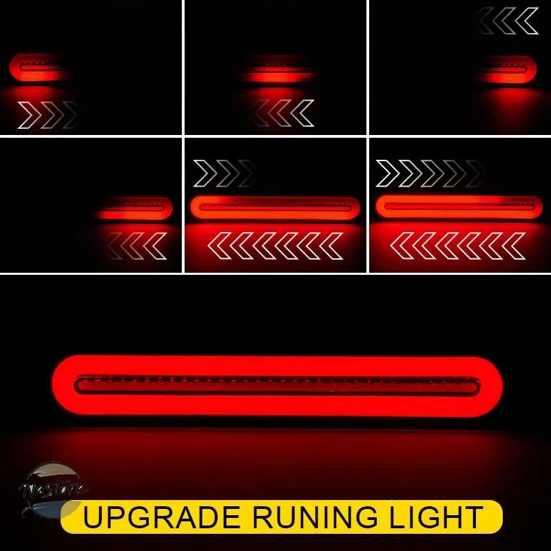 並行輸入品 防水 LED トレーラートラックブレーキライト 3 IN 1 テール