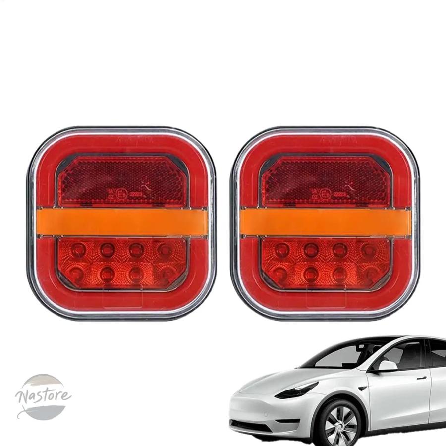 並行輸入品 トレーラー LED テールライト リアランプ 牽引用 多機能