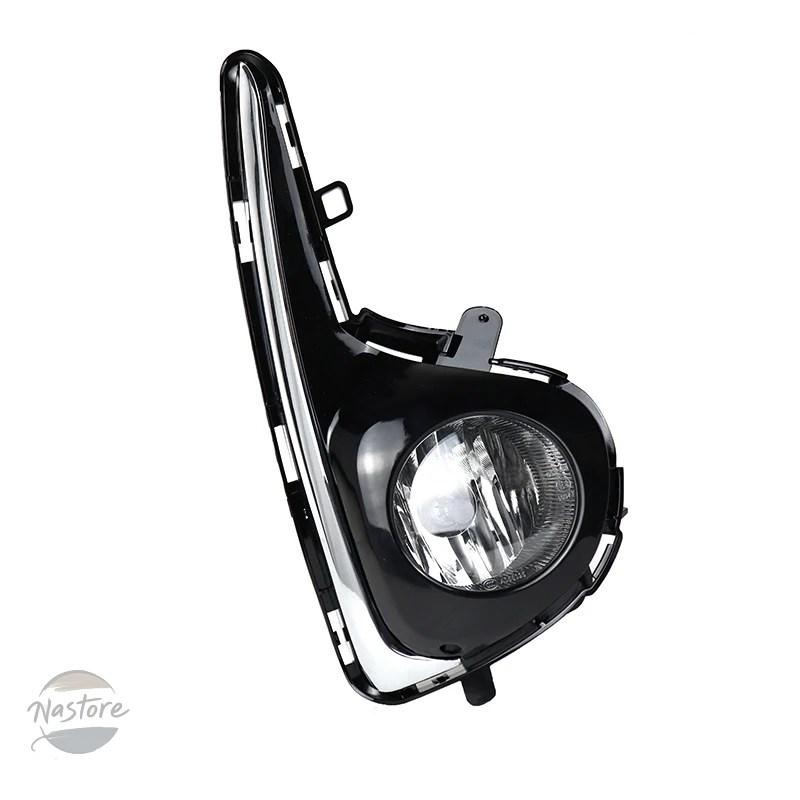 並行輸入品 トヨタ ヤリス ヴィッツ 2018 2019 2020 用 フロントバンパー フォグランプ DRL デイタイムランニングライト フォグライトフレームカバー_5