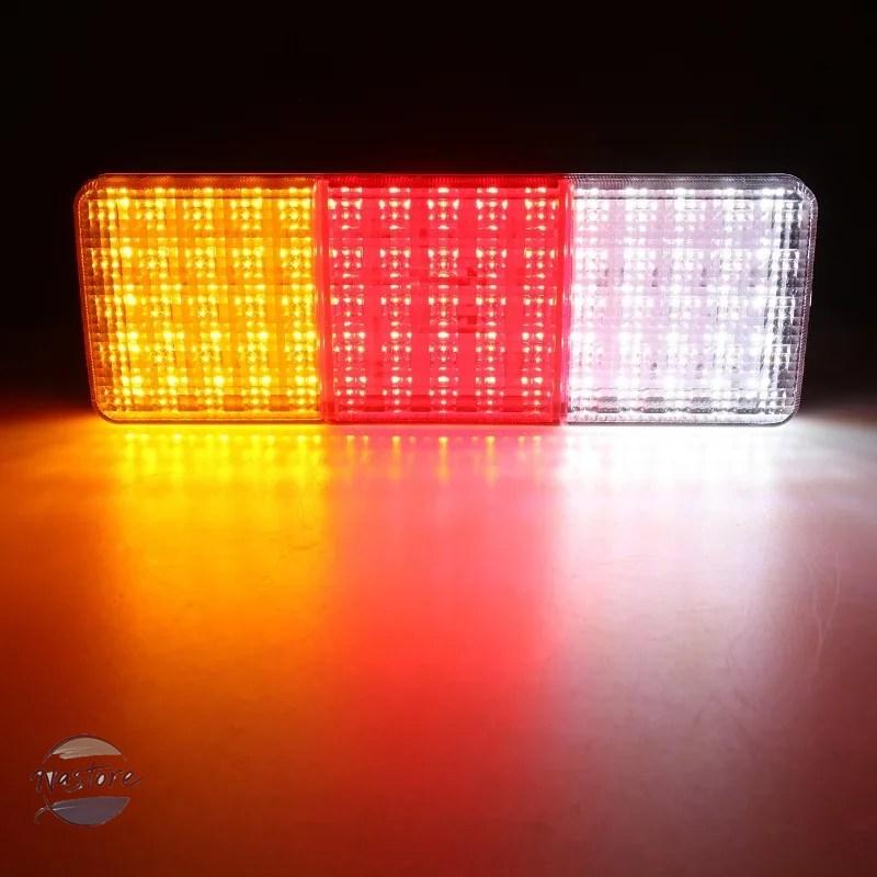 並行輸入品 2個 車用 75 LED テールライト 24V 防水 リアウィンカーランプ RV キャンピングカー トレーラー トラック ボート用_4
