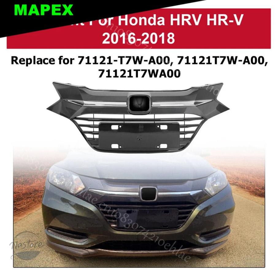 並行輸入品 ホンダ フロント ホンダ HR-V HRV 2016 2017 2018 アッパーグリル ファクトリースタイル