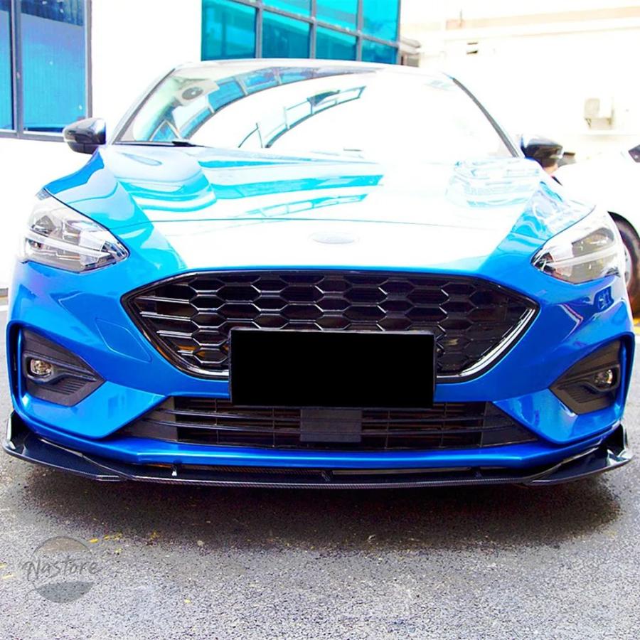 並行輸入品 外装 フロント ガード 2018-2021年式 フォード FORD フォーカス STライン MK4 バンパー リップ チンデフレクター プロテクト_5
