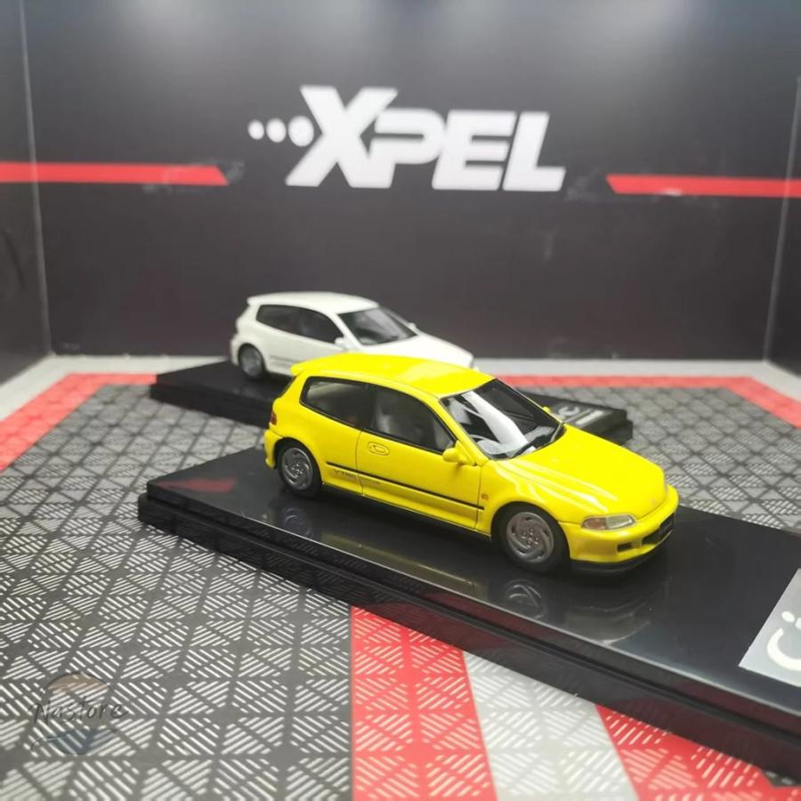 並行輸入品 ホンダ 樹脂素材 1:43スケール ホンダ シビック EG6 JDM ワゴン シミュレーションレジンスタティックカーモデル_3