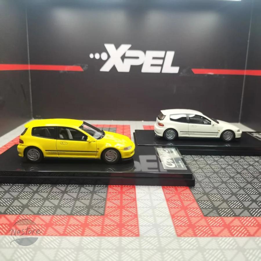並行輸入品 ホンダ 樹脂素材 1:43スケール ホンダ シビック EG6 JDM ワゴン シミュレーションレジンスタティックカーモデル_4