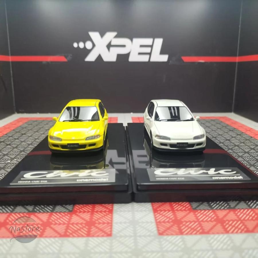 並行輸入品 ホンダ 樹脂素材 1:43スケール ホンダ シビック EG6 JDM ワゴン シミュレーションレジンスタティックカーモデル_6