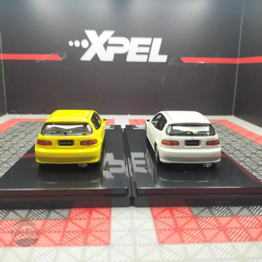 並行輸入品 ホンダ 樹脂素材 1:43スケール ホンダ シビック EG6 JDM ワゴン シミュレーションレジンスタティックカーモデル_7