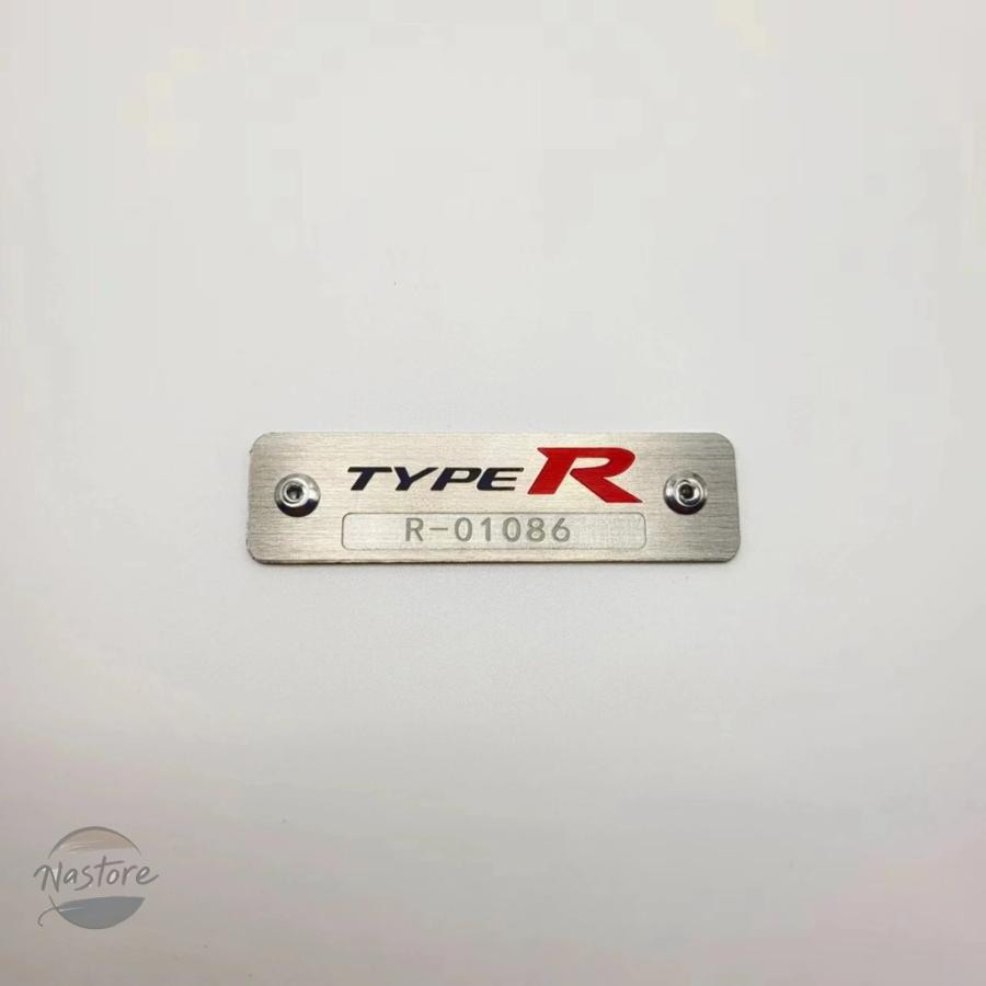 並行輸入品 ホンダ TYPER バッジ ホンダ 8TH 世代シビック TYPER/MUGEN 合金バッジ/FD2 TYPER シルバッジ