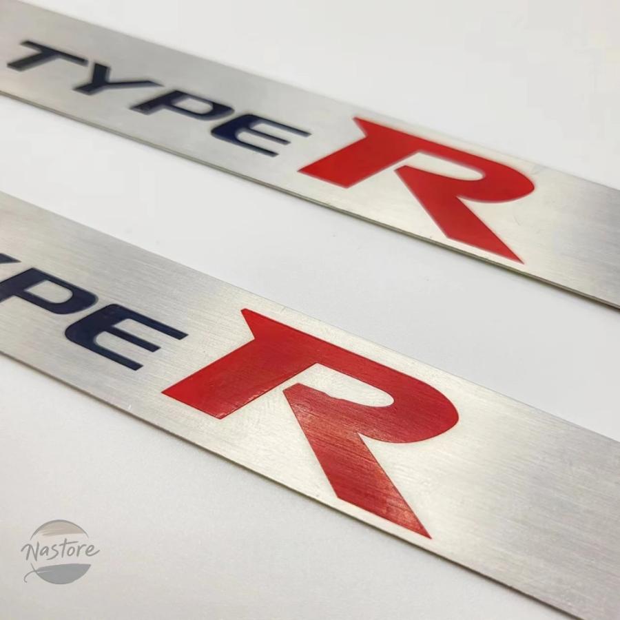 並行輸入品 ホンダ TYPER バッジ ホンダ 8TH 世代シビック TYPER/MUGEN 合金バッジ/FD2 TYPER シルバッジ