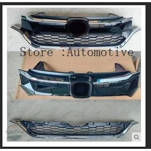 並行輸入品 ホンダ フロント CR-V 2015 2016 バンパー アッパーグリル アンダーグリル ホンダ CRV ブラッククローム ABSプラスチック 自動車_4