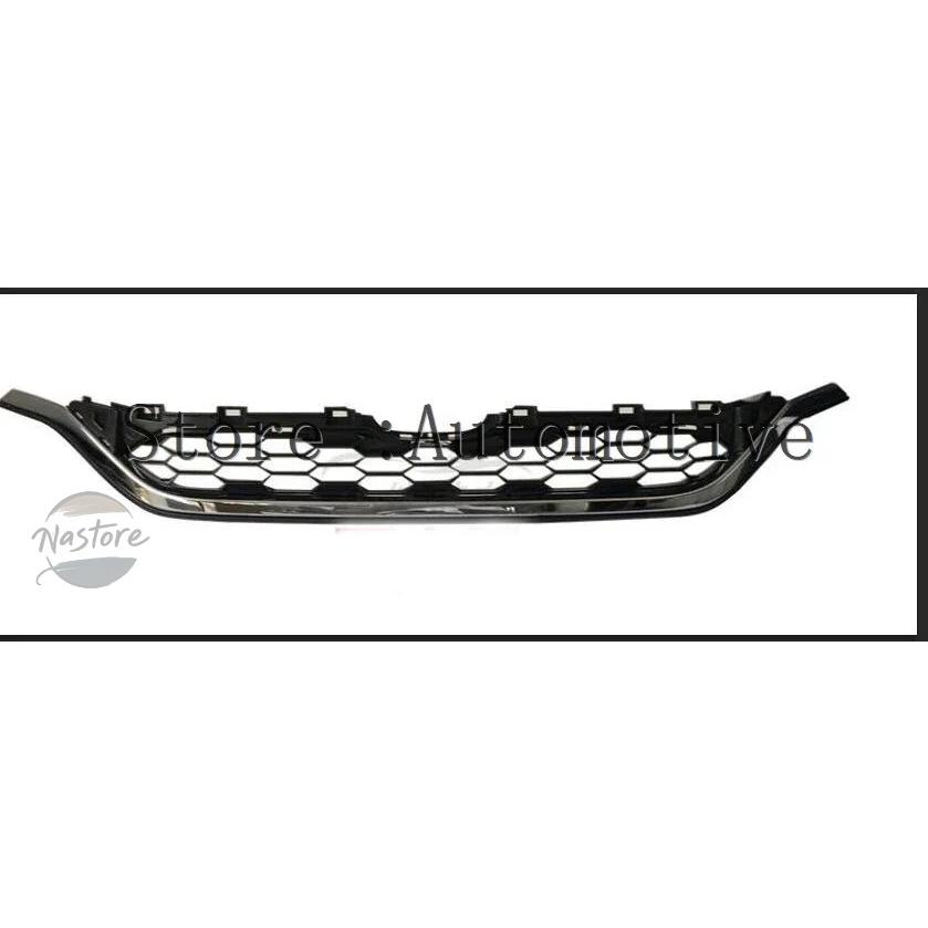 並行輸入品 ホンダ フロント CR-V 2015 2016 バンパー アッパーグリル アンダーグリル ホンダ CRV ブラッククローム ABSプラスチック 自動車_5