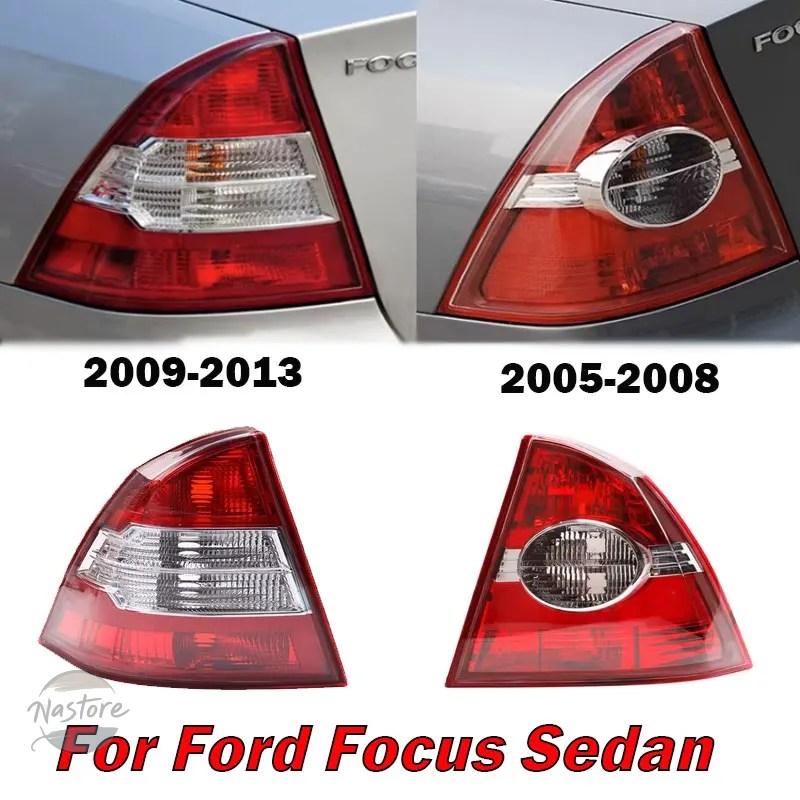 並行輸入品 リア ブレーキ フォード FORD フォーカス セダン 2005-2013 テールライト ウィンカーランプハウジング バルブ無