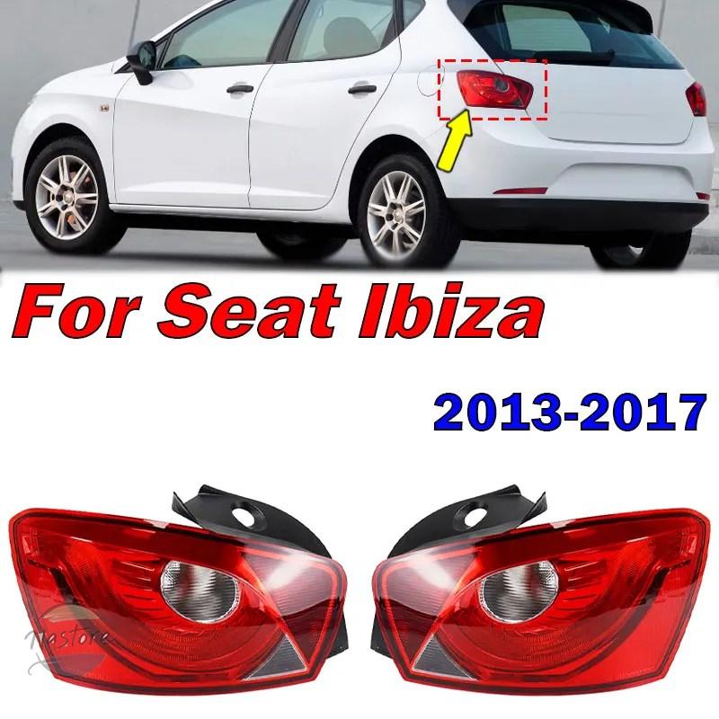 並行輸入品 リア ブレーキ カーアクセサリー テールライト SEAT IBIZA 2013-17 ハロゲンテールライト_3
