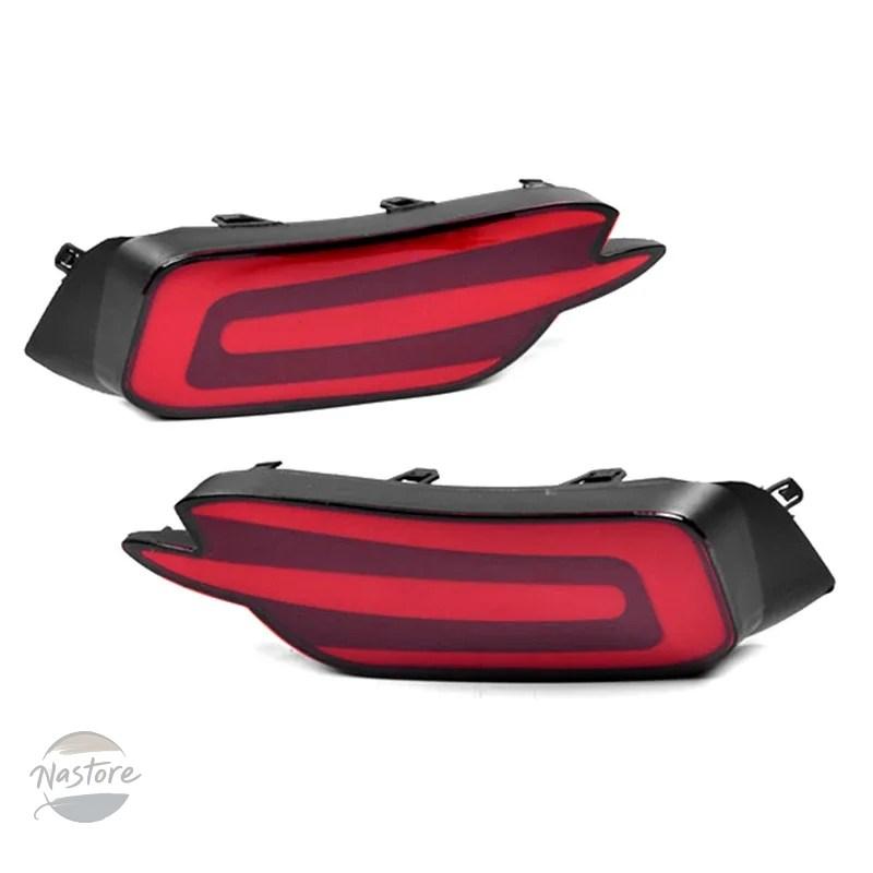 並行輸入品 ホンダ リア ブレーキ ホンダ シビック 10TH 2016-2019 防水ハザードリフレクターフォグランプ LEDリアバンパーライト_1