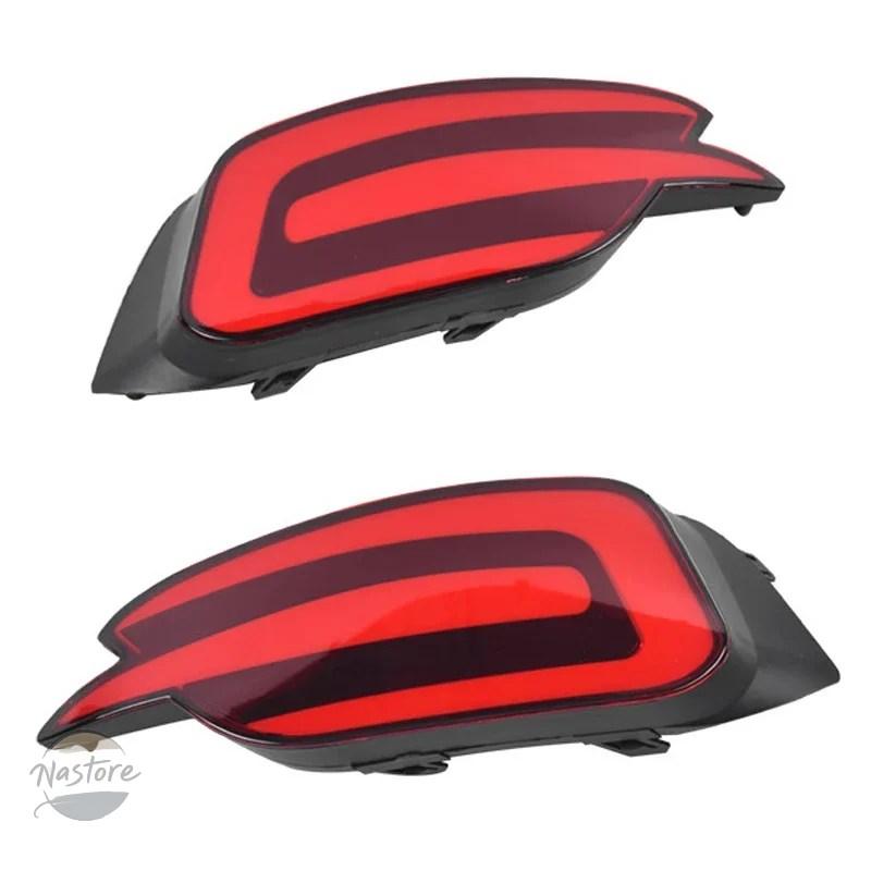 並行輸入品 ホンダ リア ブレーキ ホンダ シビック 10TH 2016-2019 防水ハザードリフレクターフォグランプ LEDリアバンパーライト_4