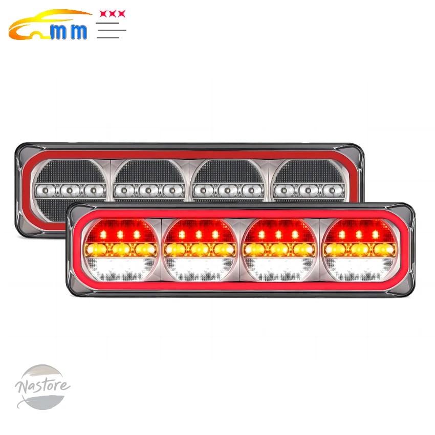 並行輸入品 2 X MAXILAMP 4 LEDコンビネーションテールライト ストップテールインジケーター リバース トラック_4
