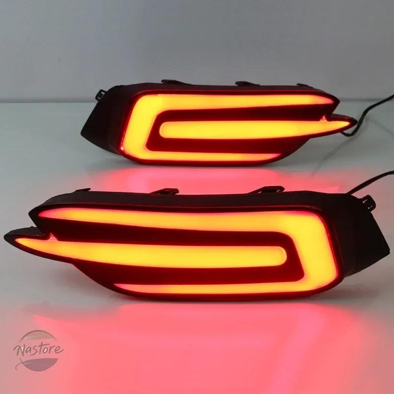 並行輸入品 ホンダ リア ブレーキ LED 12V バンパーランプ ホンダ シビック 2016-2020 ライト ウィンカー_2